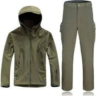 Water-Resistant Tactical Hunting Jacket and Pants for Men