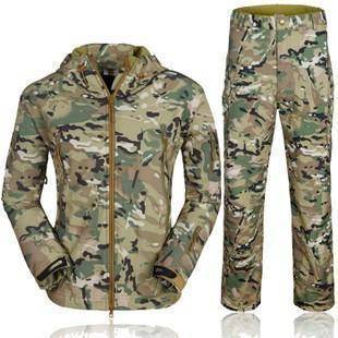 Water-Resistant Tactical Hunting Jacket and Pants for Men