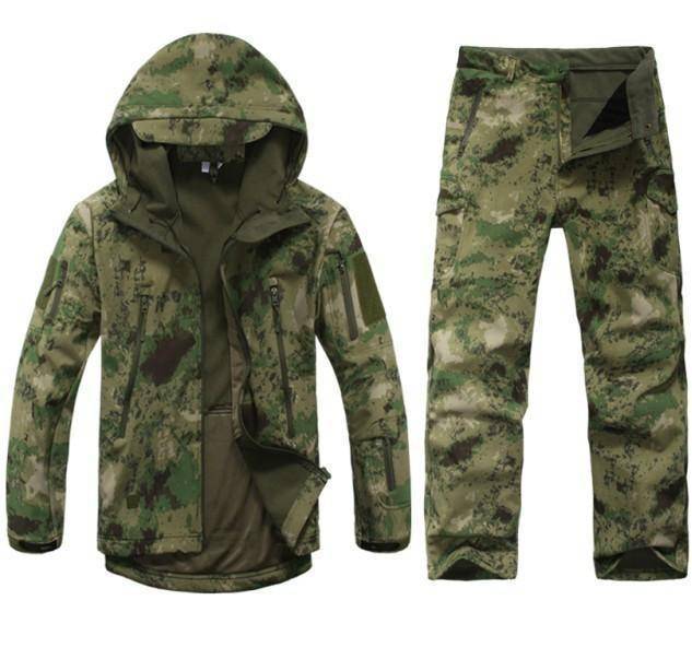 Water-Resistant Tactical Hunting Jacket and Pants for Men