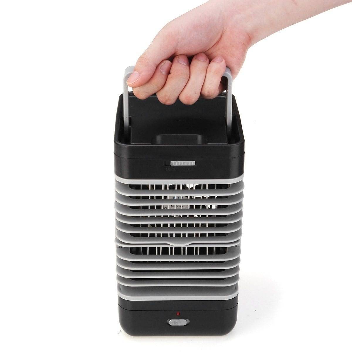 Compact USB Air Cooler Fan – Ideal for Camping and Home Use