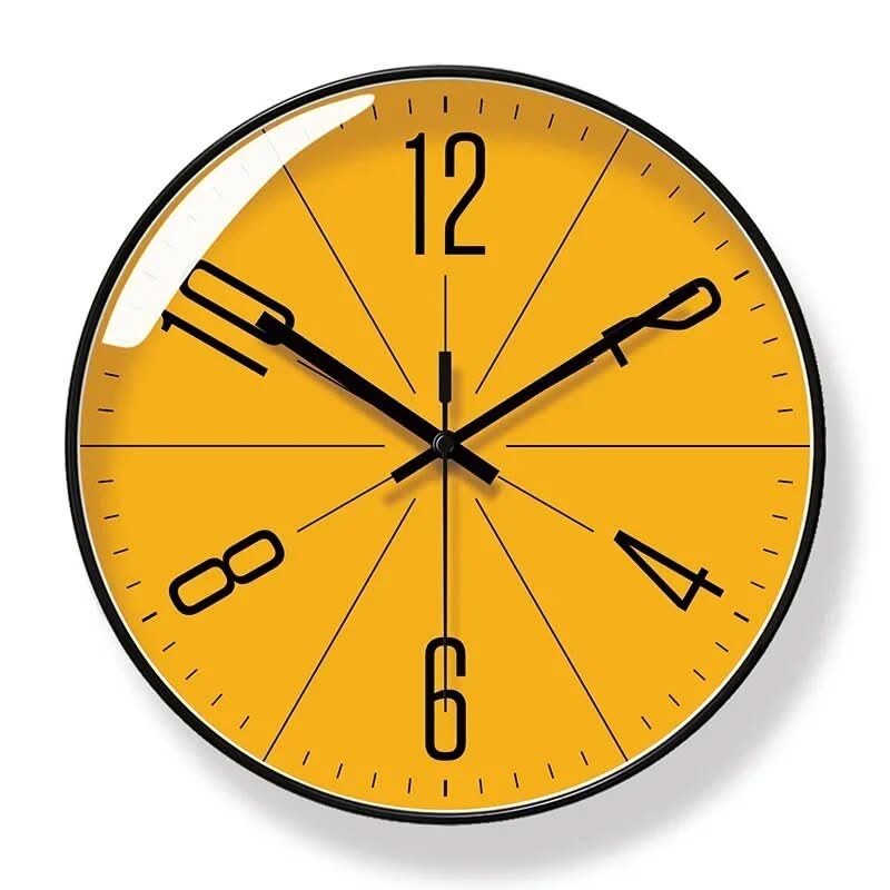 Stylish Black Wall Clock for Home - Accurate Timekeeping Decor