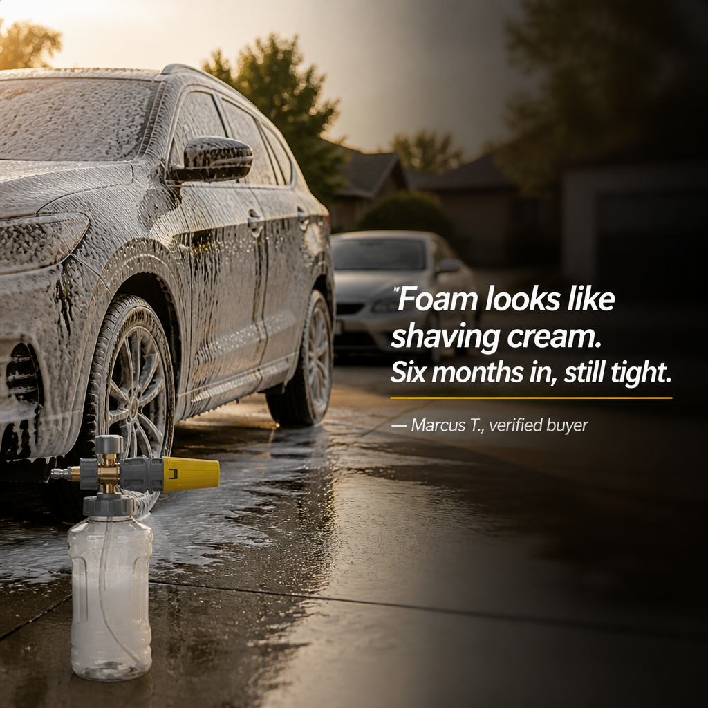 ChromaFoam™ — Lay Down Thick Snow Foam That Clings Through Every Wash