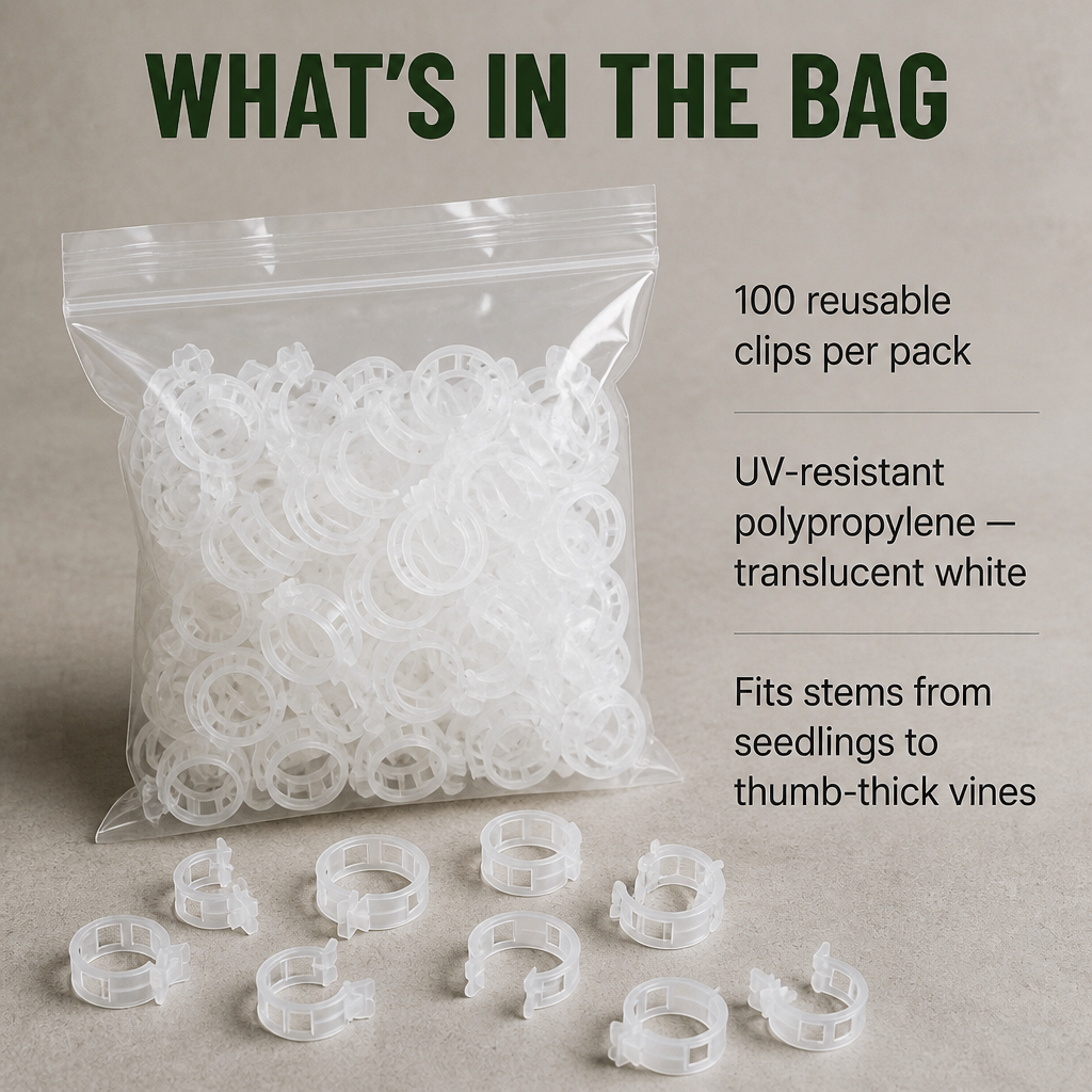 VerdantaClips™ — Hold Up Heavy Vines Without Snapping a Single Stem