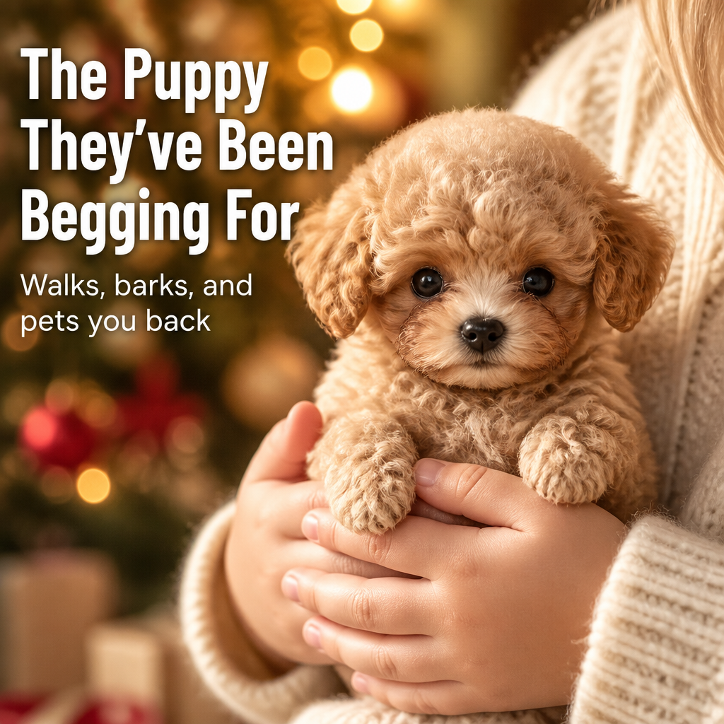 CuddleWag™ — Give Your Kid the Puppy They Keep Begging For, No Mess