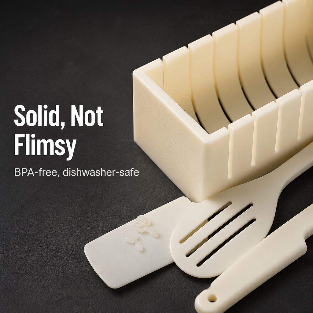 RollMaster™ — Press Restaurant-Tight Sushi Rolls and Slice Even Pieces Every Time
