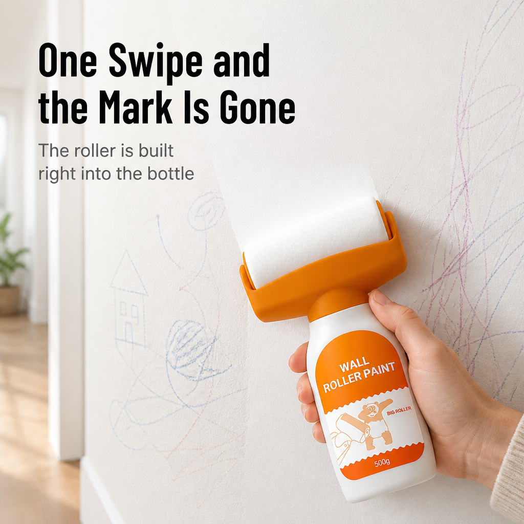 BrightGuard™ — Roll Away Crayon, Scuffs & Marks in One Clean Swipe