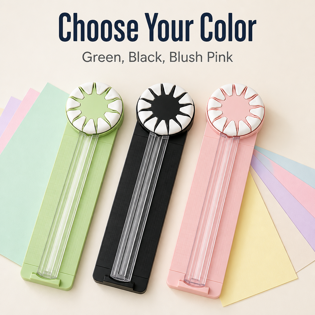 CraftEdge™ — Swap 12 Decorative Edges in One Twist, No More Crooked Cuts