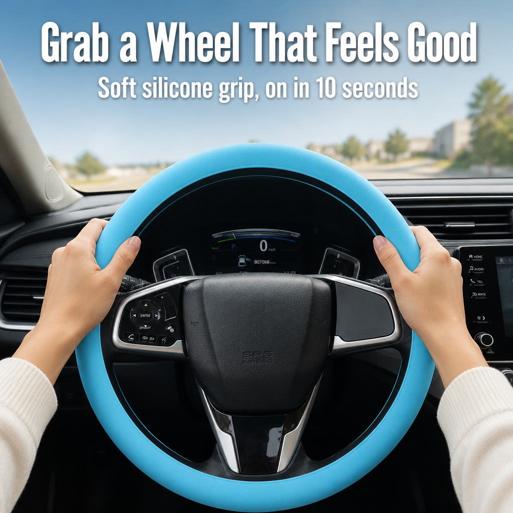 VelociaGrip™ — Wrap Your Wheel in Soft, No-Slip Grip That Beats Summer Heat