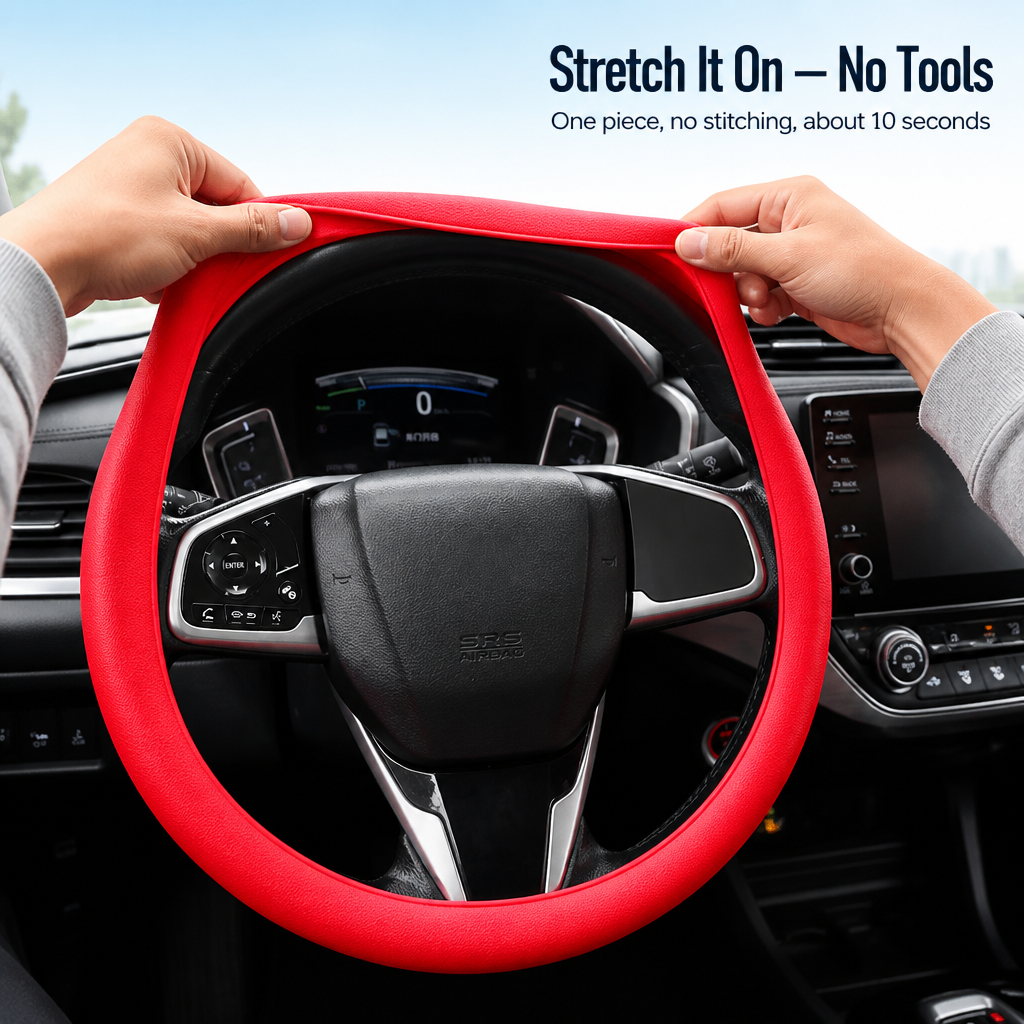 VelociaGrip™ — Wrap Your Wheel in Soft, No-Slip Grip That Beats Summer Heat