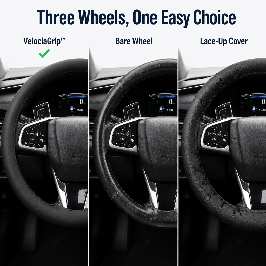 VelociaGrip™ — Wrap Your Wheel in Soft, No-Slip Grip That Beats Summer Heat