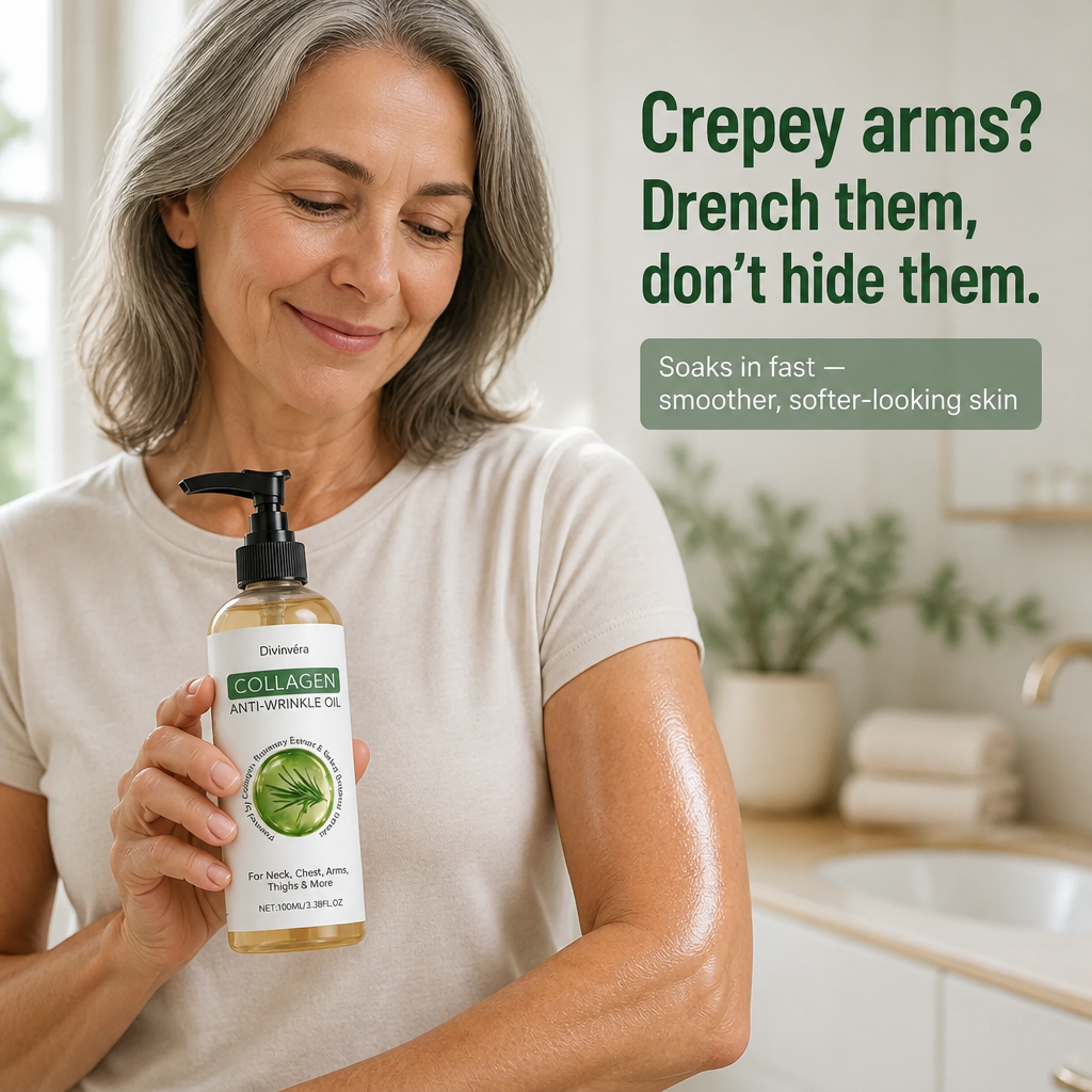 Divinvéra™ — Smooth & Firm the Look of Crepey Skin on Neck, Arms & Thighs