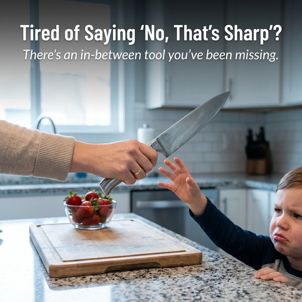 MiniMaster™ — Hand Your Kid a Real Knife Without the Bandaids
