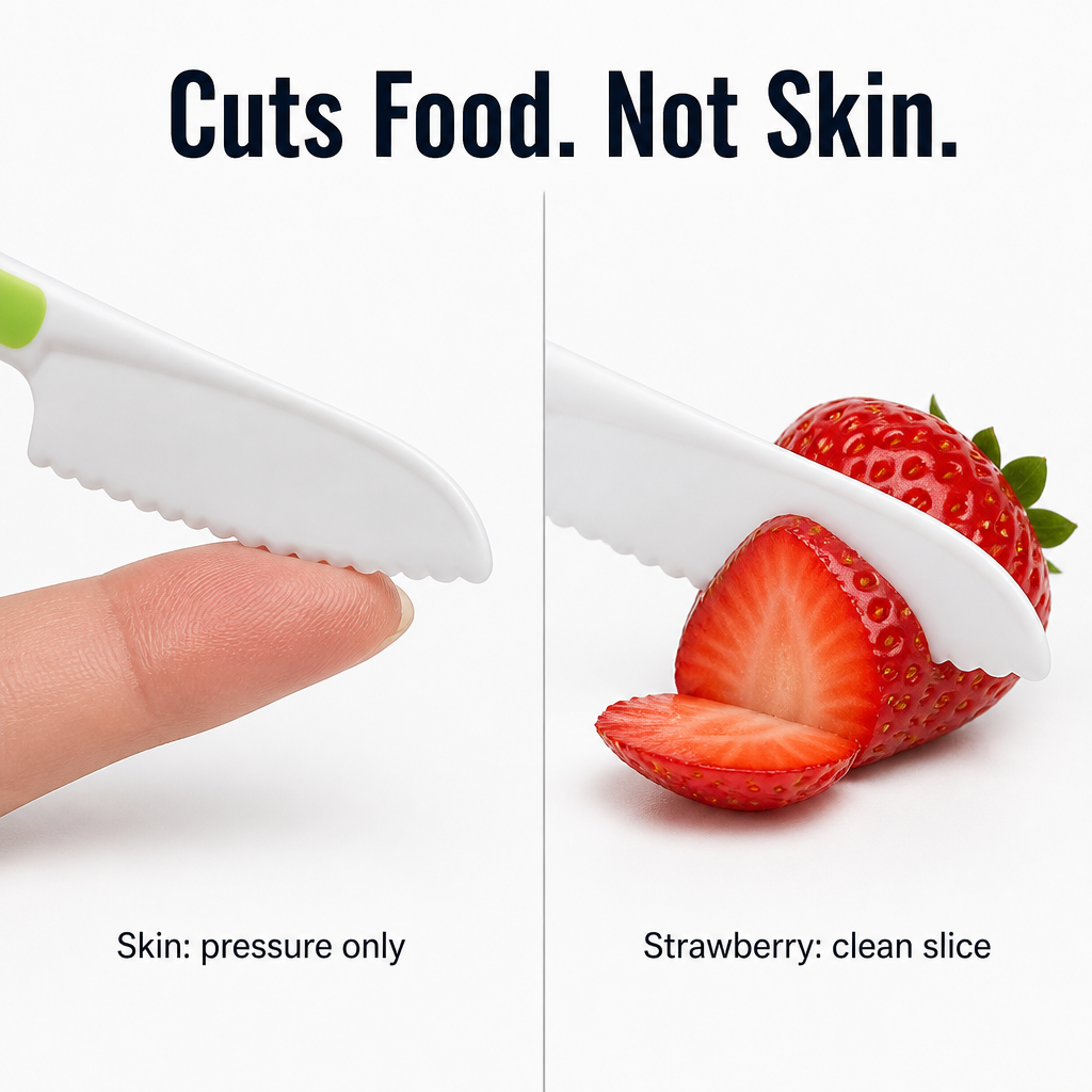 MiniMaster™ — Hand Your Kid a Real Knife Without the Bandaids