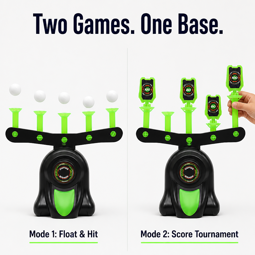 ArcadiaAim™ — Trade Screen Time for "One More Round!" Skill Play