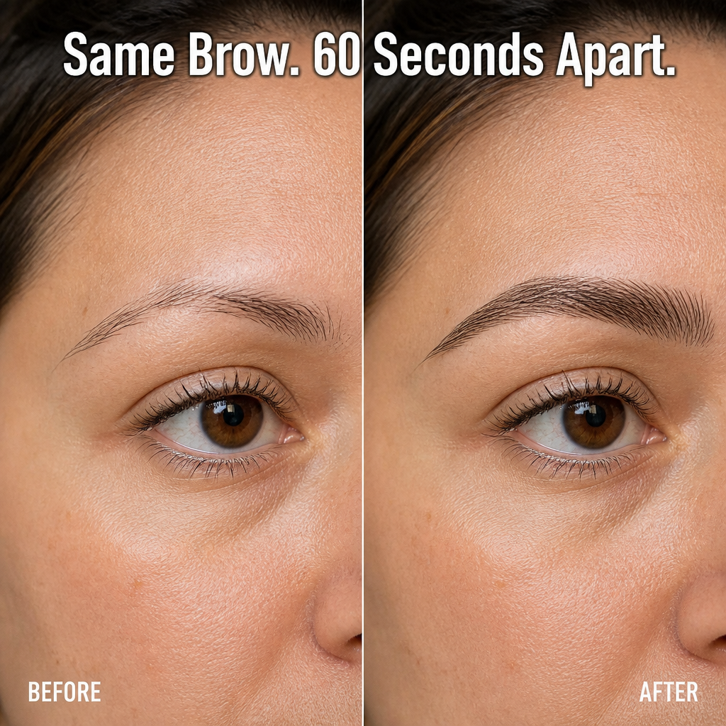 BrowLuxe™ — Draw Real-Hair Brow Strokes in 60 Seconds, Skip the Microblading