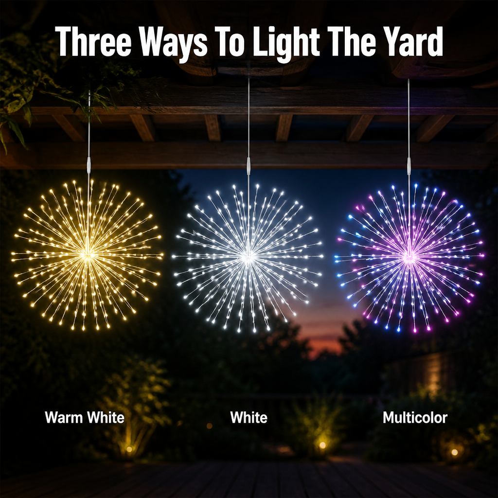 LumaSpark™ — Hang Firework Glow That Powers Itself and Lasts Until Sunrise