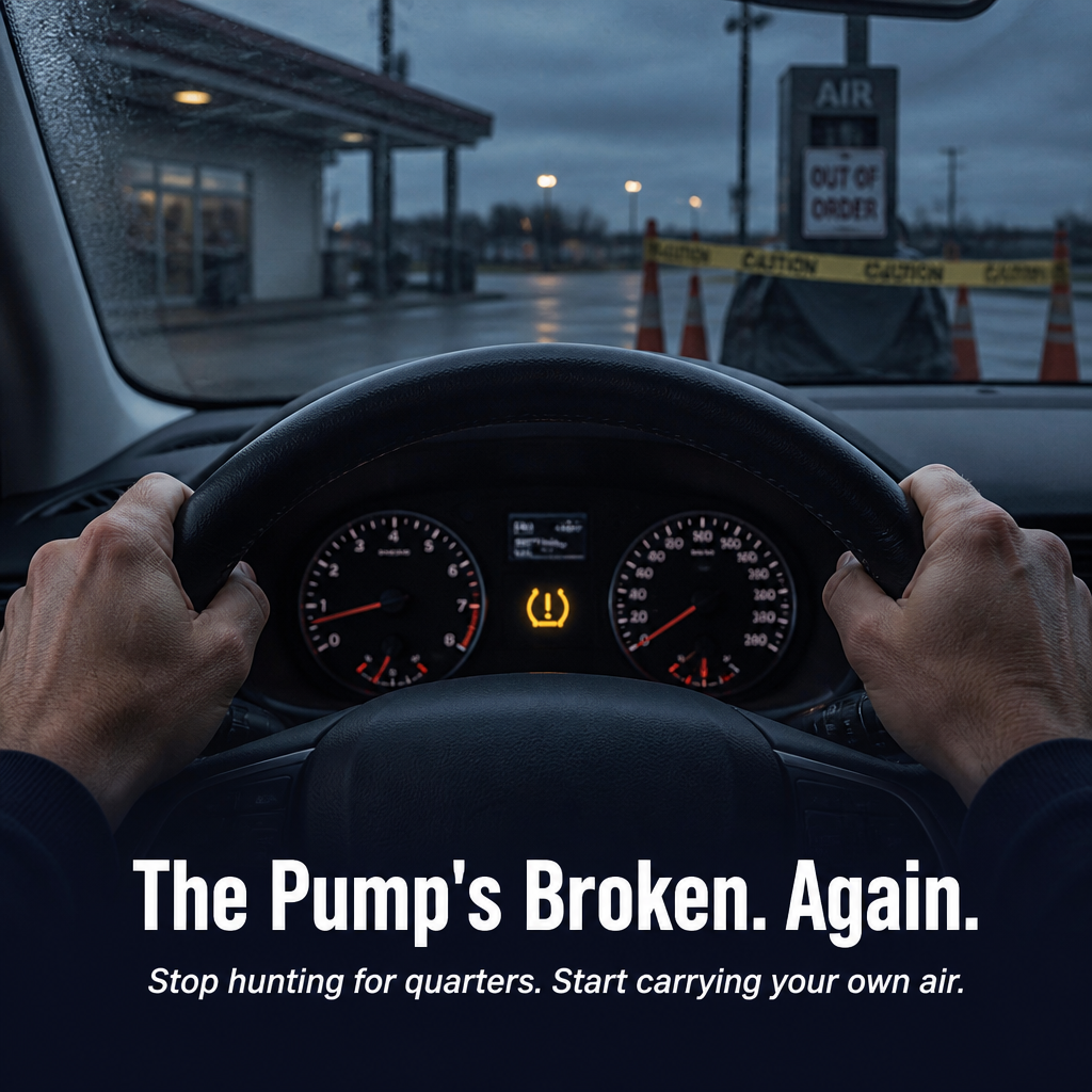 TurboPump™ — Top Up All Four Tires in Under 5 Minutes Anywhere