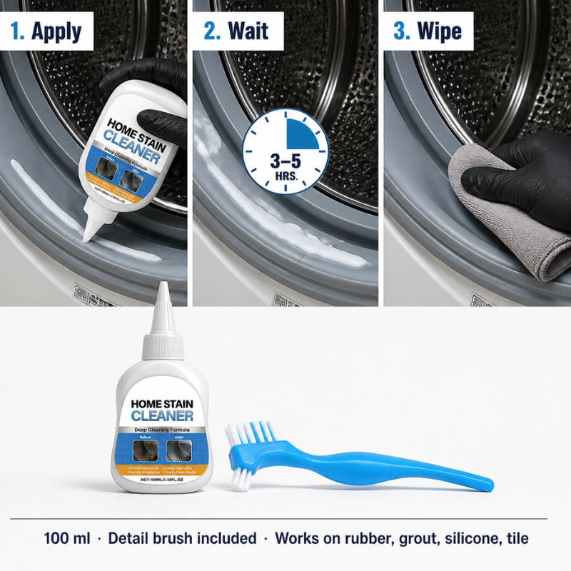 MiraClear™ Gel — Erase Black Gasket Mold & Grout Stains Without Scrubbing