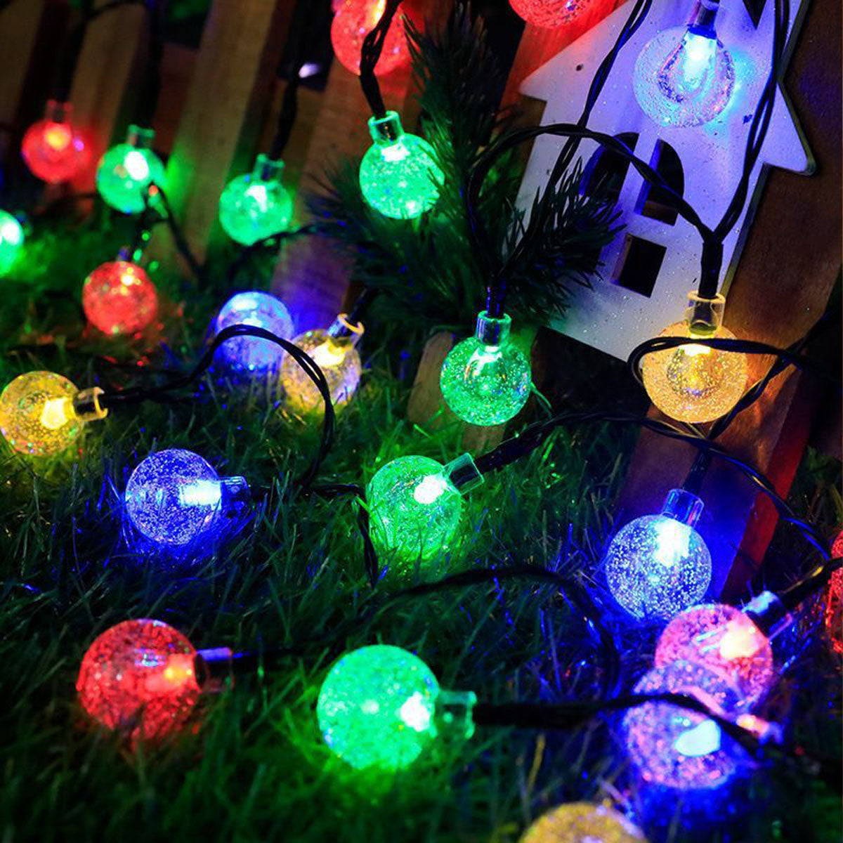 Waterproof LED Globe String Lights for Outdoor Camping - Multi-Power