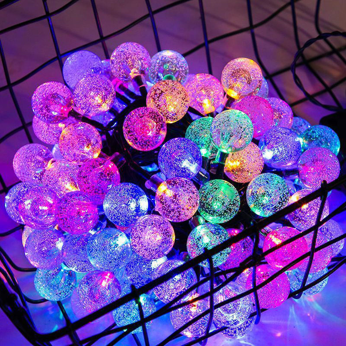 Waterproof LED Globe String Lights for Outdoor Camping - Multi-Power