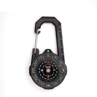 Navigation Compass with Sturdy Carabiner Clip for Outdoor Use