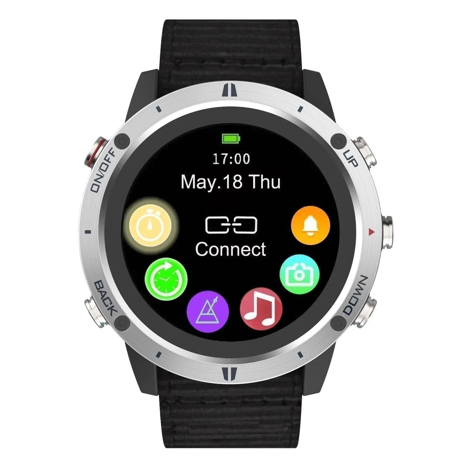 Smartwatch for Adults with GPS, Heart Rate Monitor, and Altimeter
