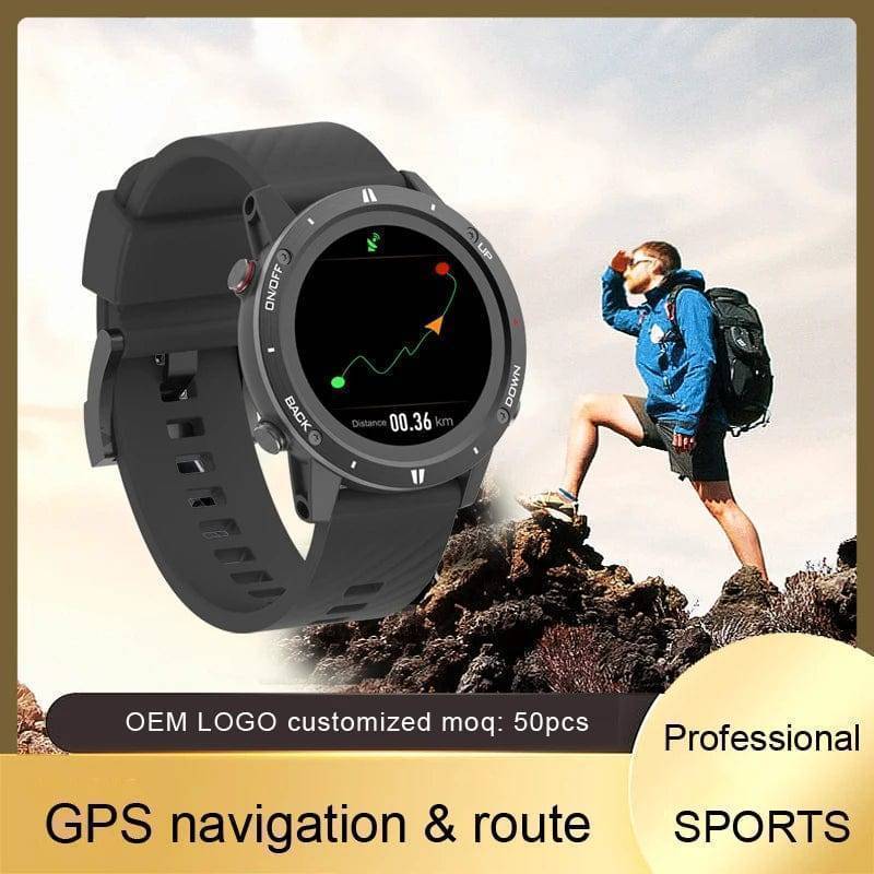 Smartwatch for Adults with GPS, Heart Rate Monitor, and Altimeter