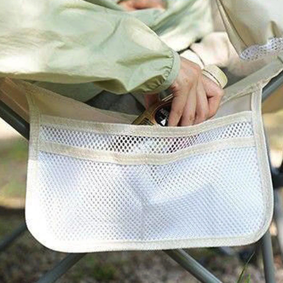 Portable Camping Chair with Reclining Feature for Outdoor Use
