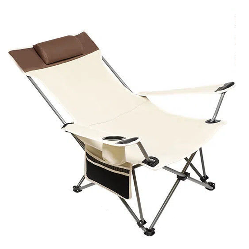 Portable Camping Chair with Reclining Feature for Outdoor Use