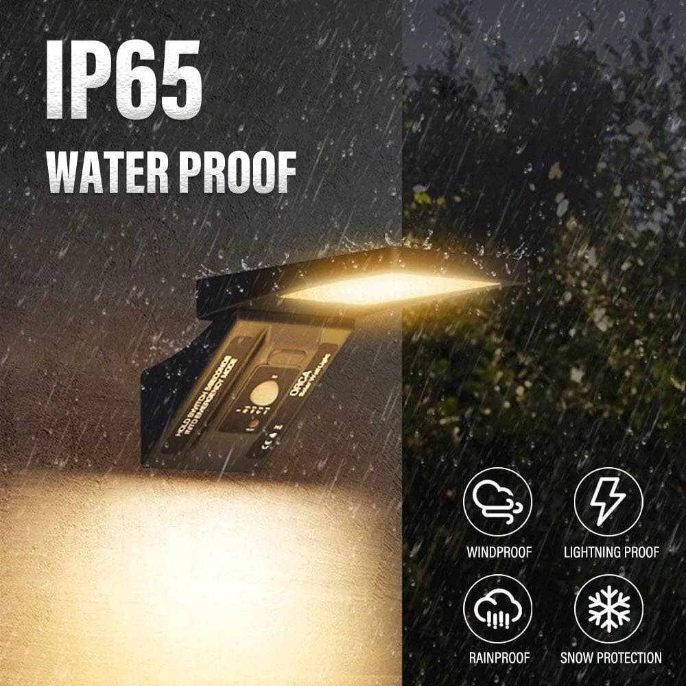 LED Street Lamp with Solar Power, Waterproof IP65 for Outdoor Use
