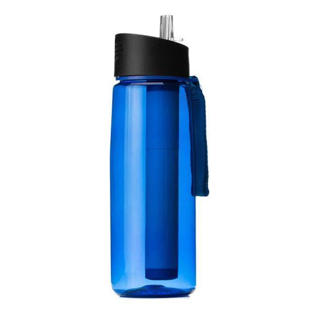 650ml Water Filter Bottle for Outdoor Purification