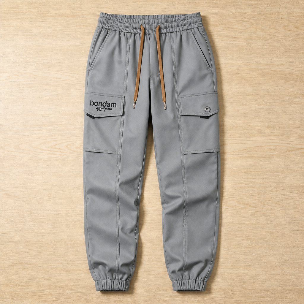 VitaLuxe™ – Relaxed Cargo Joggers with Drawstring Waist