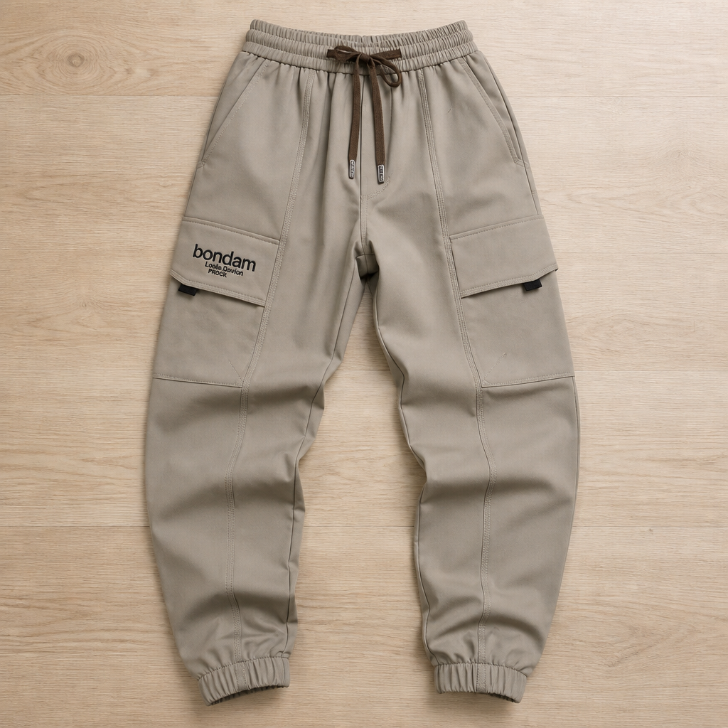 VitaLuxe™ – Relaxed Cargo Joggers with Drawstring Waist