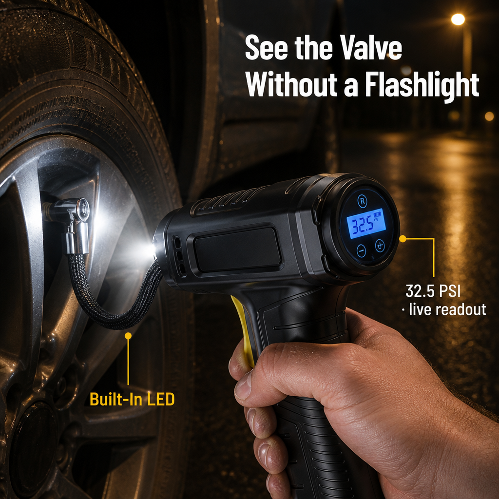 BlazeAir™ — Top Off Any Tire on Any Roadside in Under 4 Minutes