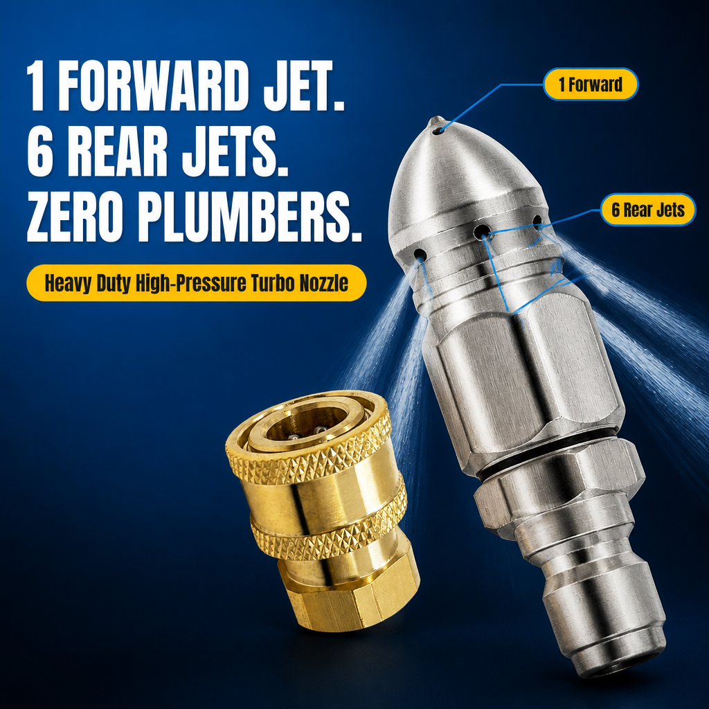 ConnectPro™ — Clear Stubborn Drain Clogs in Minutes With Your Pressure Washer