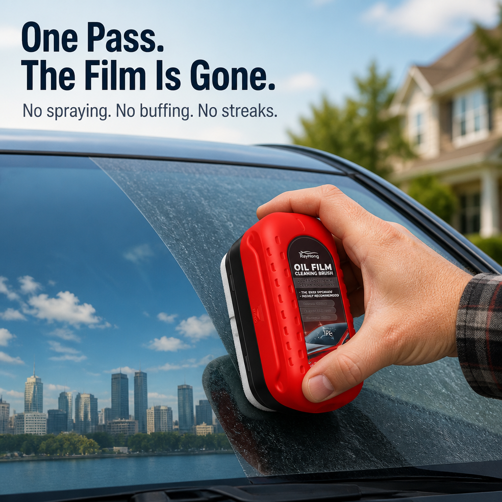 VividShield™ — Strip Invisible Oil Film and See Past Headlight Glare at Night