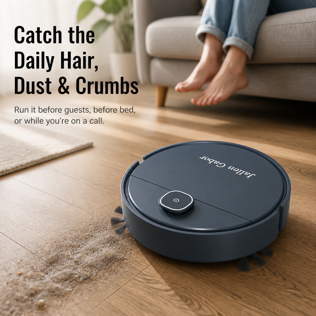 AvantiSweep™ — Sweep Up Daily Hair, Dust & Crumbs Between Cleans