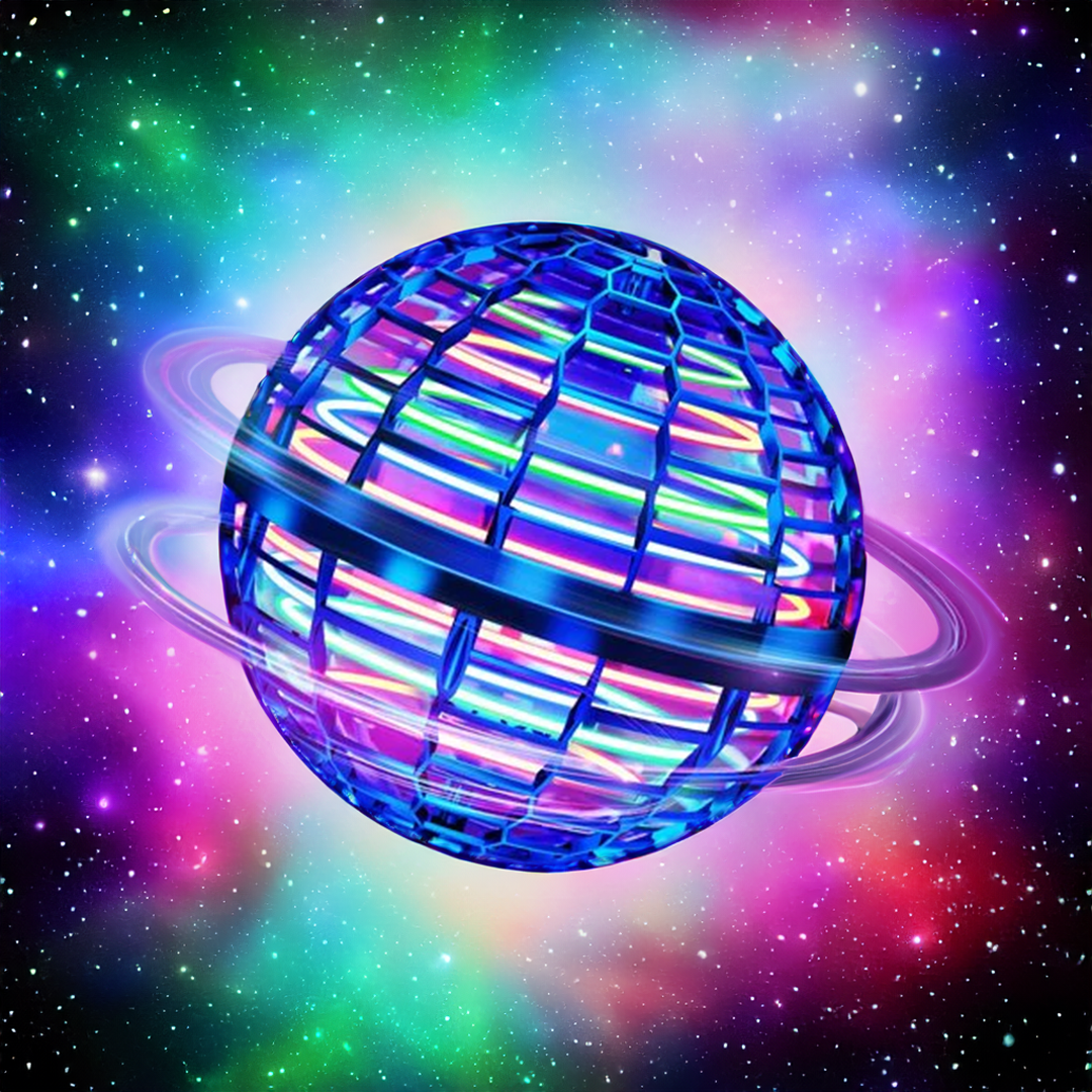 RGB Flying Orb Ball with USB Rechargeable Flight System and Gyro Boomerang