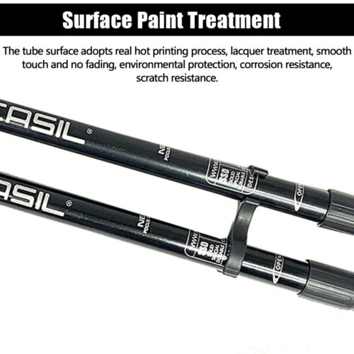 Pair of Adjustable Trekking Poles with Anti-Shock Feature