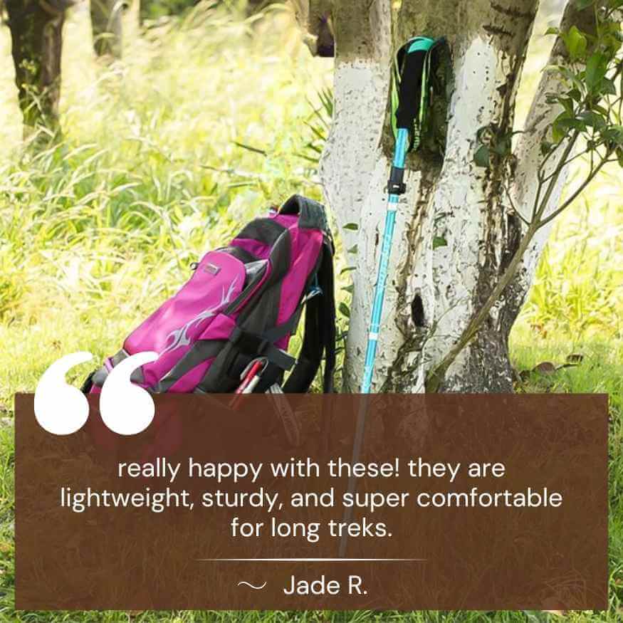 Outdoor Trekking Poles with Ergonomic Design