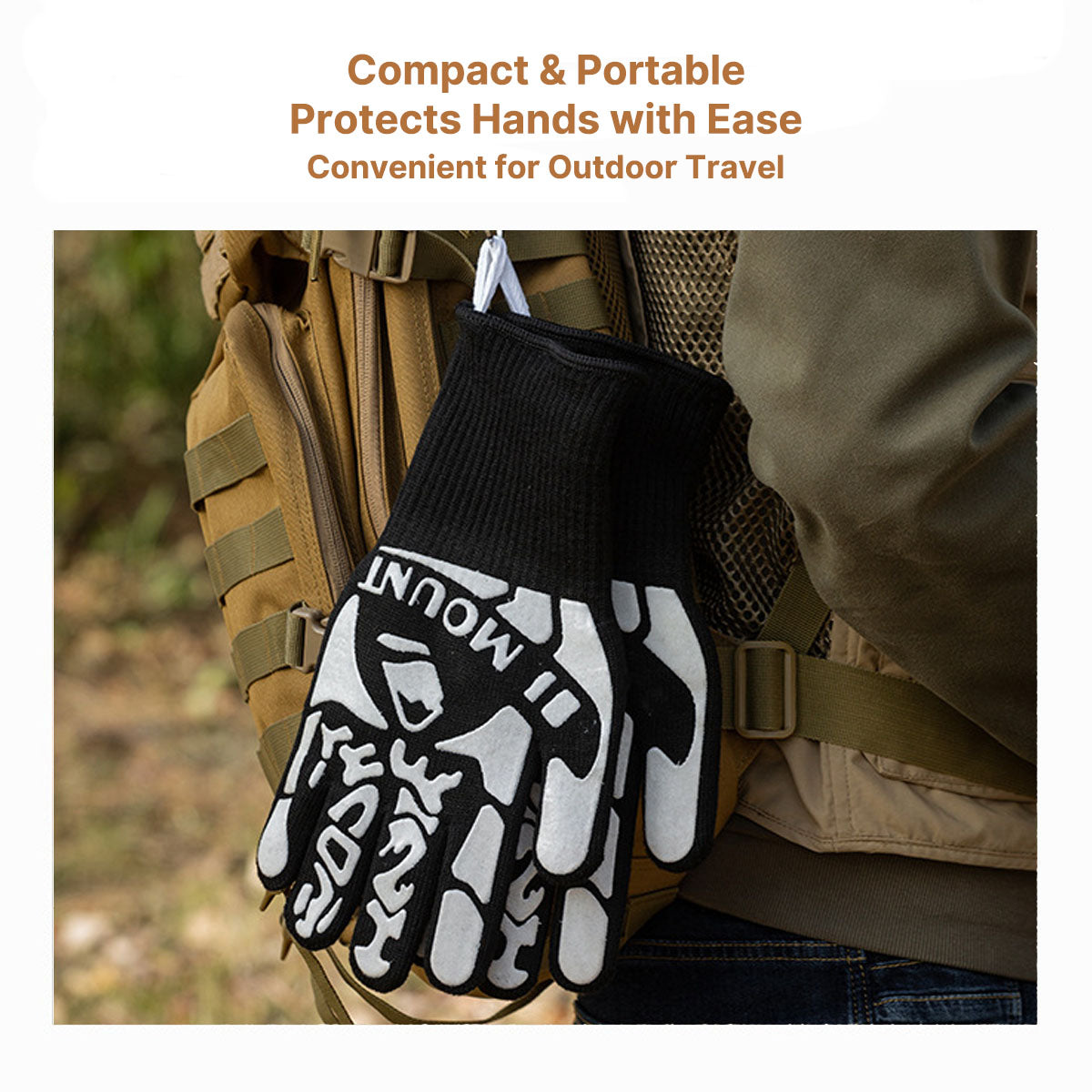 Outdoor Cooking Gloves for High Temperatures - Heat Resistant