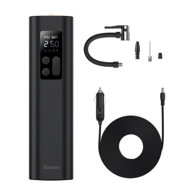 12V Compact Air Pump for Car Tires - Portable Inflator