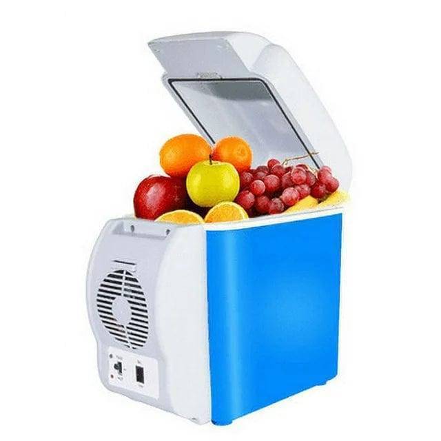 Compact 7.5L Car Fridge and Heater for On-the-Go Use
