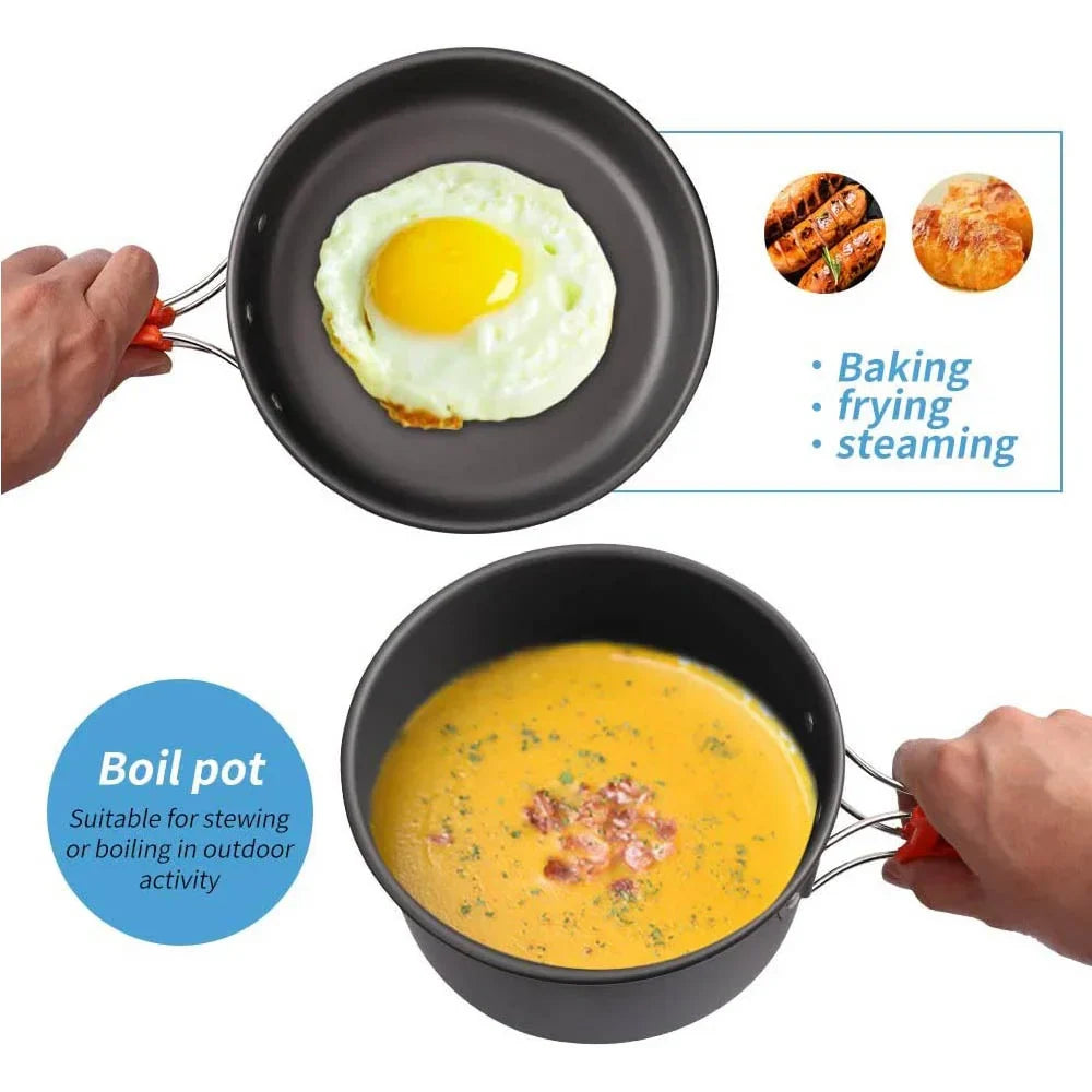 Outdoor Cooking Set for Camping – Compact and Portable Gear