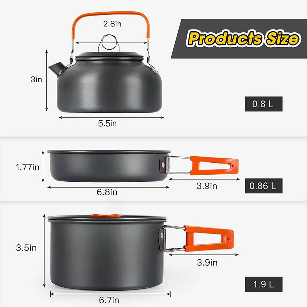 Outdoor Cooking Set for Camping – Compact and Portable Gear