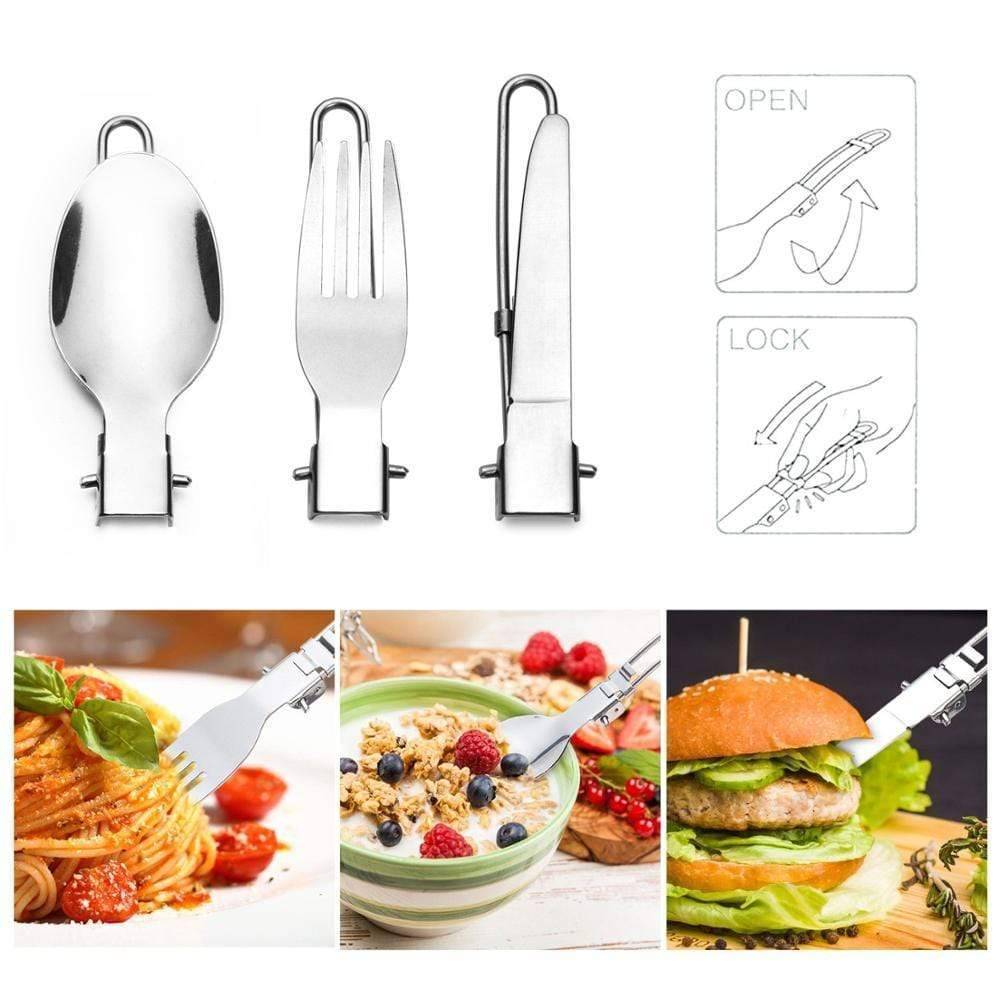 Mini Stove Camping Cookware Kit for Outdoor Use