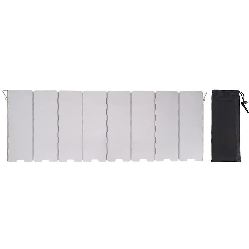 Windscreen for Outdoor Cooking on Portable Camping Stove