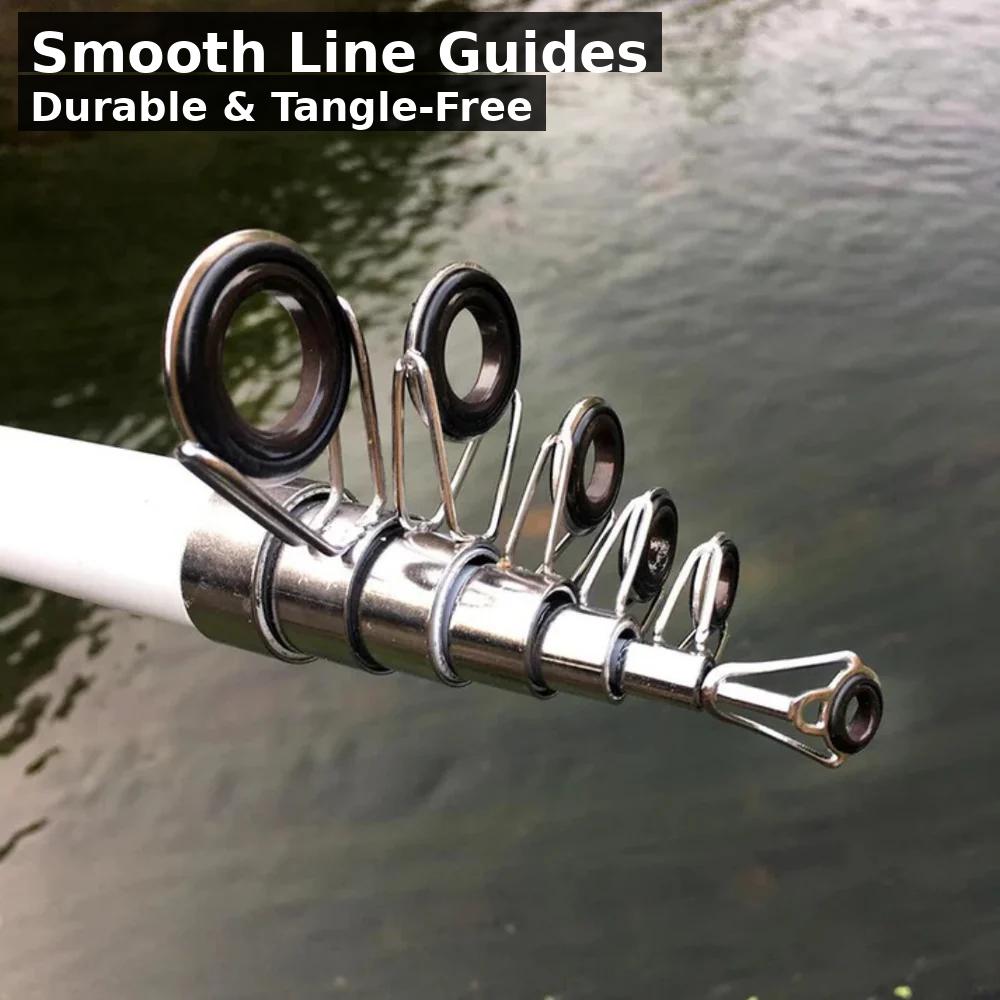 Telescopic Fishing Rod Made of Carbon Fiber