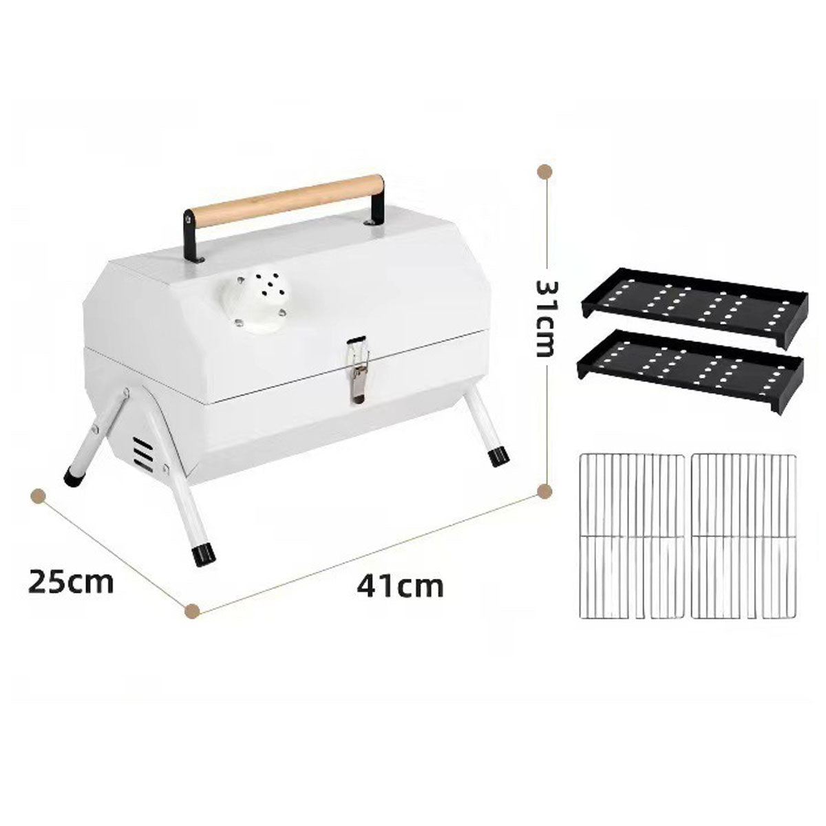 Camping Charcoal Grill – Portable Outdoor Barbecue
