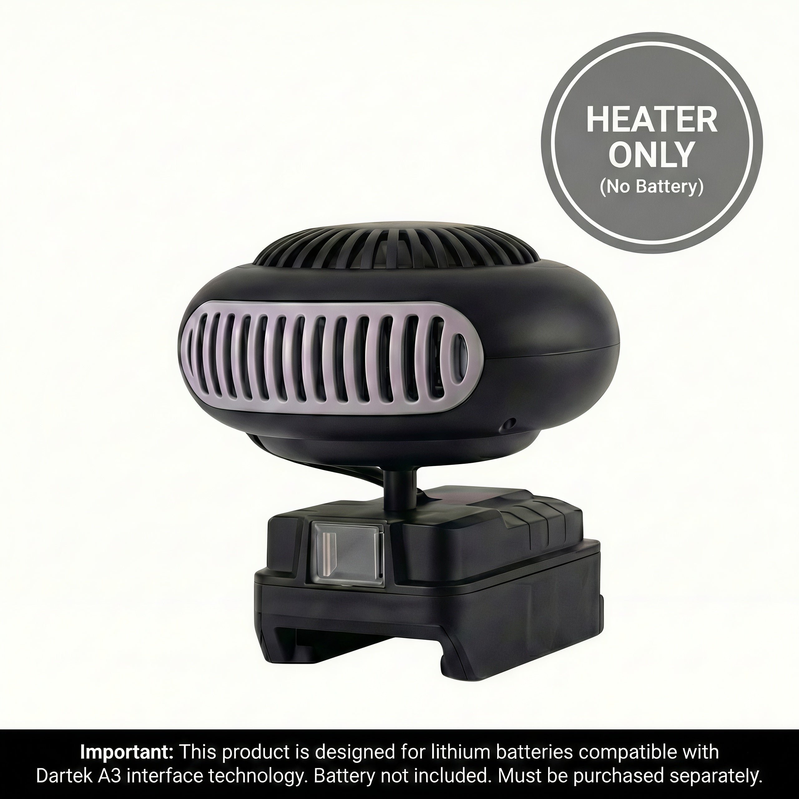 Compact Wireless Heater with Quick 3-Second Heating
